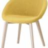 Кресло с обивкой Natural Giulia Pop натуральный бук, желтый 610х590х800 мм Кресло с обивкой Natural Giulia Pop натуральный бук, желтый 610х590х800 мм