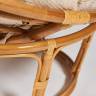 Кресло PAPASAN/ПАПАСАН 23/01 W  /с подушкой/ диаметр подушки 129 см, 115х101х104 см, Honey (мед), ткань Старт