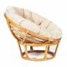 Кресло PAPASAN/ПАПАСАН 23/01 W  /с подушкой/ диаметр подушки 129 см, 115х101х104 см, Honey (мед), ткань Старт