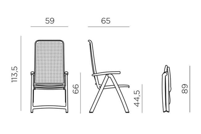 Стул Darsena, тортора