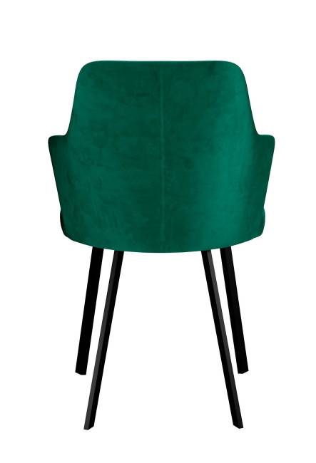 Стул DikLine 245 поворотный, К13 изумруд, ножки черные Стул DikLine 245 поворотный, К13 изумруд, ножки черные