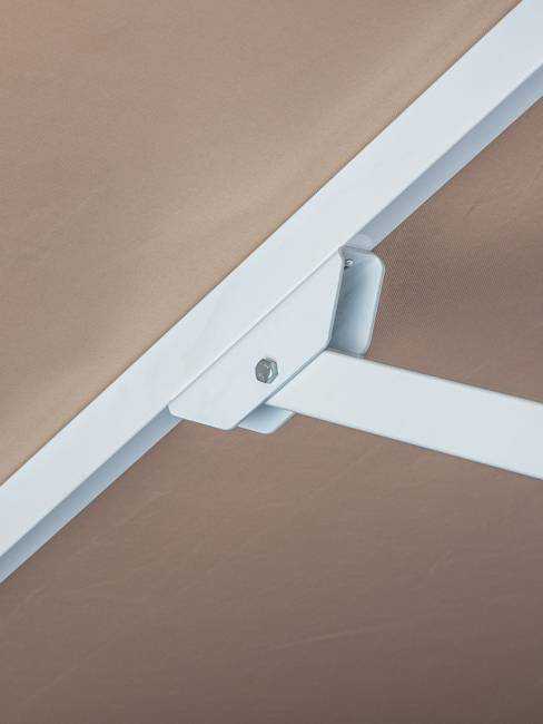 Зонт с центральной опорой 4,0х4,0 м, "СТАНДАРТ 60" квадратный (600D), бежевый Зонт с центральной опорой 4,0х4,0 м, "СТАНДАРТ 60" квадратный (600D), бежевый