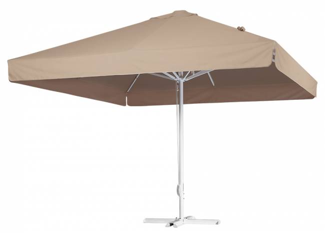 Зонт с центральной опорой 4,0х4,0 м, "СТАНДАРТ 60" квадратный (600D), бежевый Зонт с центральной опорой 4,0х4,0 м, "СТАНДАРТ 60" квадратный (600D), бежевый