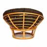Кресло PAPASAN/ПАПАСАН 23/01 W  /с подушкой/ диаметр подушки 125 см, 115х101х104 см, Honey (мед), ткань Коричневый, 3М7-147