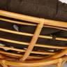 Кресло PAPASAN/ПАПАСАН 23/01 W  /с подушкой/ диаметр подушки 125 см, 115х101х104 см, Honey (мед), ткань Коричневый, 3М7-147