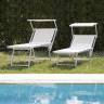 Шезлонг-лежак металлический Big серебристый 2040х840х470 мм Шезлонг-лежак металлический Big серебристый 2040х840х470 мм