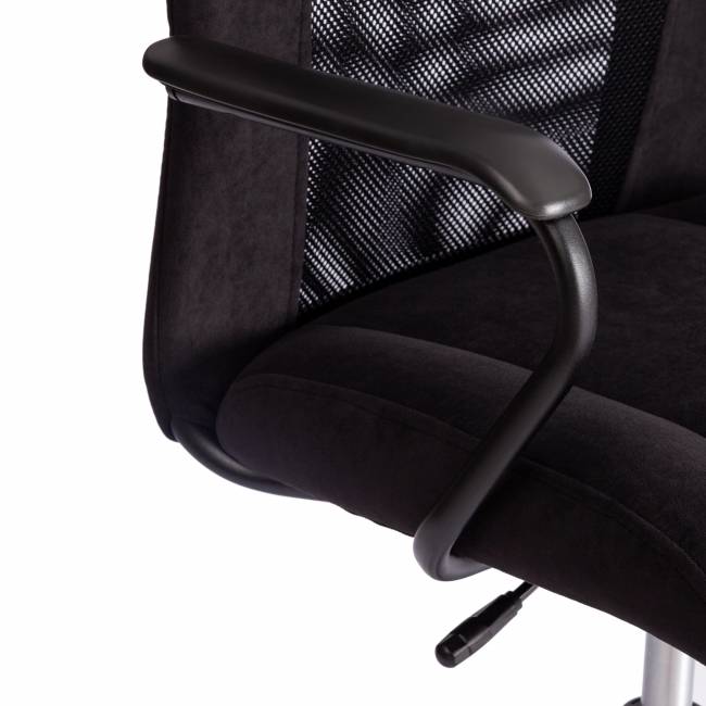 Кресло Staff/Стафф флок/ткань, черный, 35/W-11 черный флок/ткань Кресло Staff/Стафф флок/ткань, черный, 35/W-11 черный флок/ткань