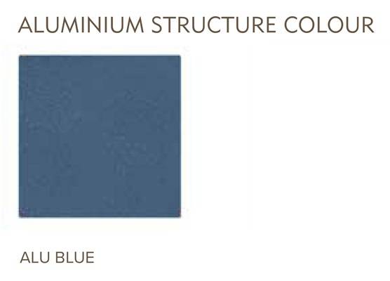 Столик металлический кофейный Jolly синий 1100х700х340 мм